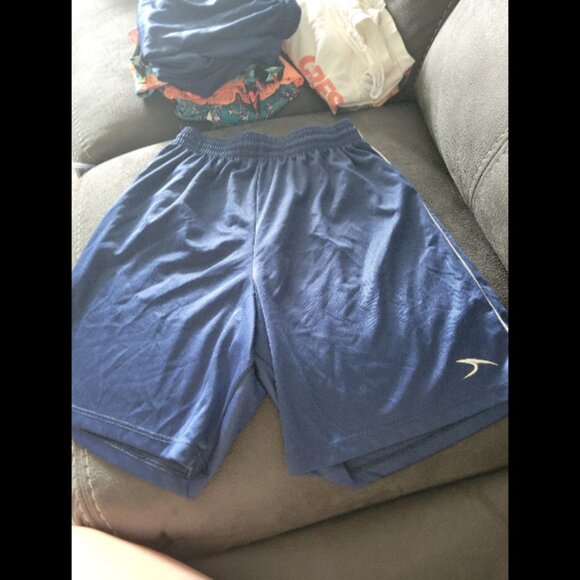 Adult small blue soccer shorts - Picture 1 of 3